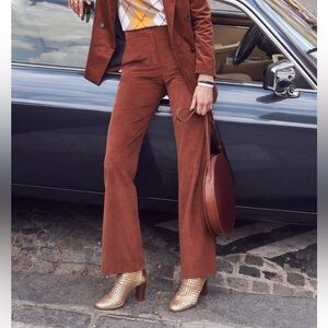 Sézane Martin Cord Trousers, size 34/ US 2